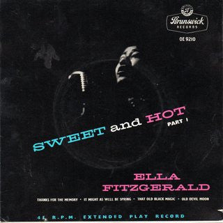 Ella Fitzgerald - Sweet And Hot Part 1 - Used Vinyl Record 7"