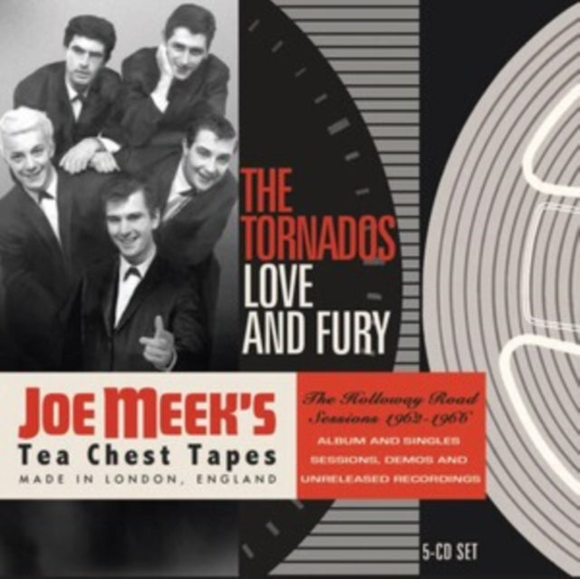 TORNADOS - LOVE AND FURY - THE HOLLOWAY ROAD SESSIONS 1962-1966 5CD CL