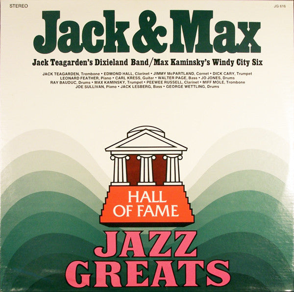 Jack Teagarden's Dix - Jack & Max - Used Vinyl Record