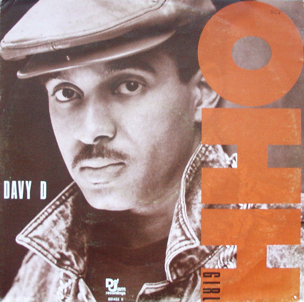 Davy D - Ohh Girl - Used Vinyl Record 12"
