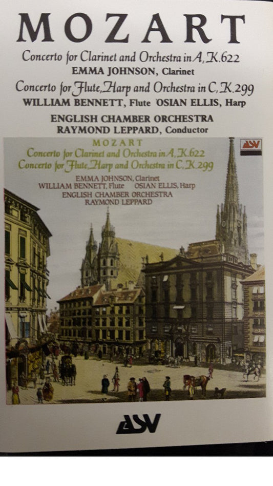 Wolfgang Amadeus Moz - Concerto For Clarinet And Orchestra In A, K.62