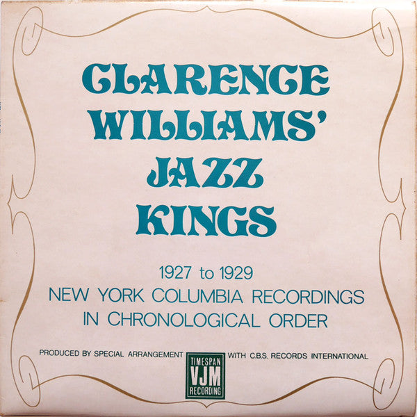 Clarence Williams' J - 1927 To 1929 New York Columbia Records In Chro