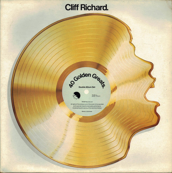 Cliff Richard - 40 Golden Greats - Used Vinyl Record