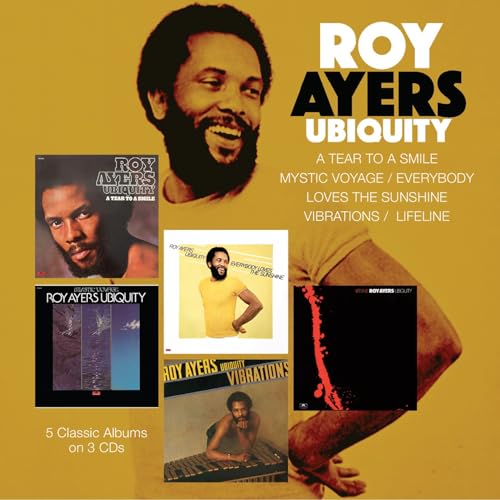 ROY AYERS UBIQUITY - UBIQUITY - FIVE CLASSIC ALBUMS ON THREE CDS - New 3