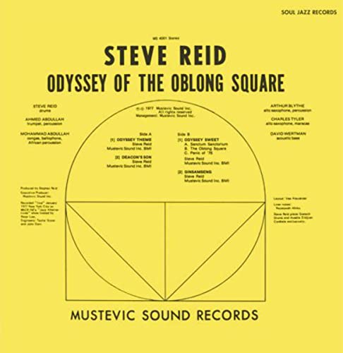Steve Reid - Odyssey of the Oblong Square - gold cd edition (Preorder