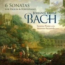 SUSANNA PISANA|MAURI - J.E. BACH 6 SONATAS FOR VIOLI - CD