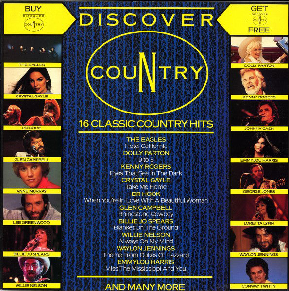 Various - Discover Country - Used Vinyl Record