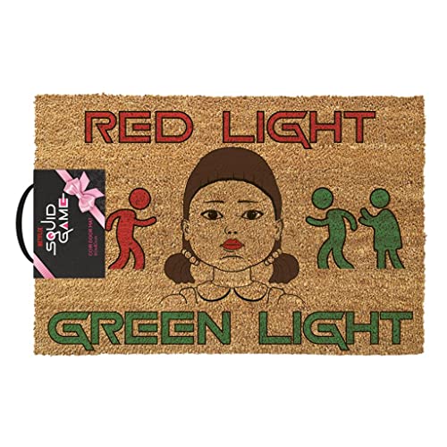 SQUID GAME - Doll Red Light Green Light Door Mat - New Door Mat