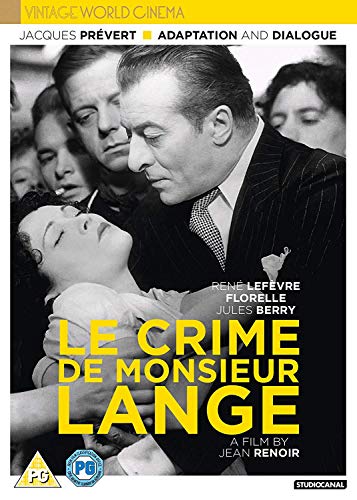 Le Crime de Monsieur Lange - New DVD