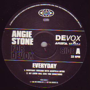 Angie Stone - Everyday - Used Vinyl Record 12"