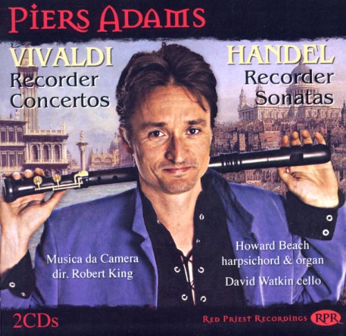 PIERS ADAMS - VIVALDI/HANDEL:REC CONC&SON - New CD