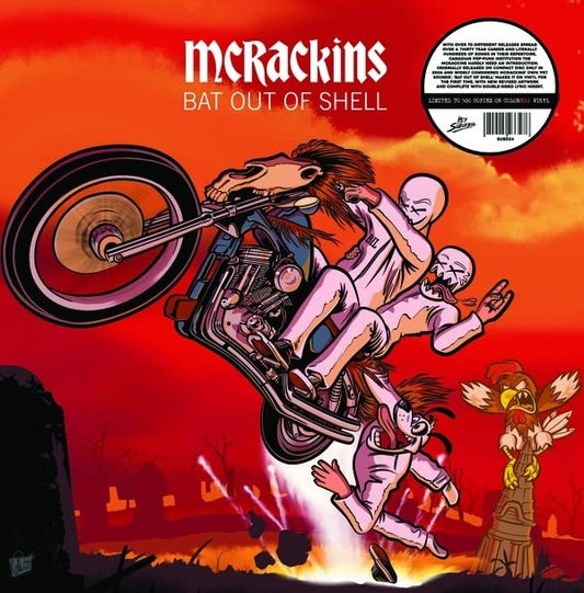 MCRACKINS - Bat Out Of Shell (Egg Coloured Vinyl) - New Vinyl Record