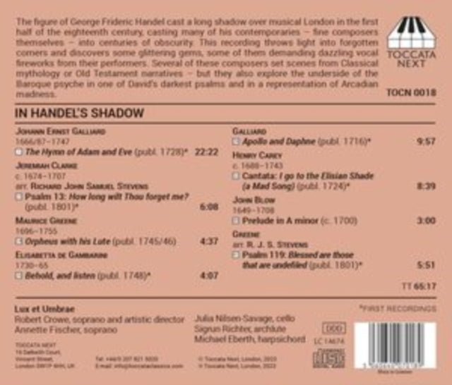 LUX ET UMBRAE/CROWE/ - IN HANDELS SHADOW - CD