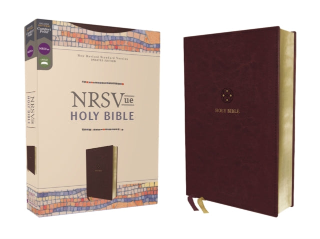 Zondervan - NRSVue, Holy Bible, Leathersoft, Burgundy, Comfort Print -