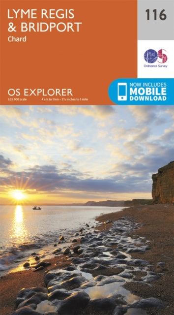 Ordnance Survey - Lyme Regis and Bridport : 116 - New Sheet map