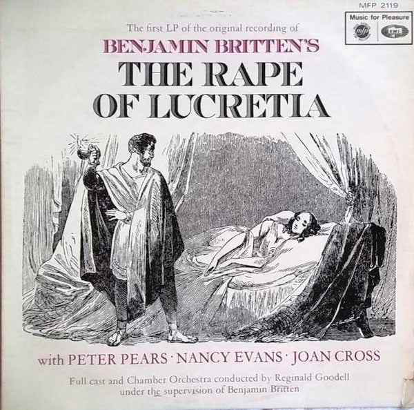 Benjamin Britten - Rape Of Lucretia - Used Vinyl Record