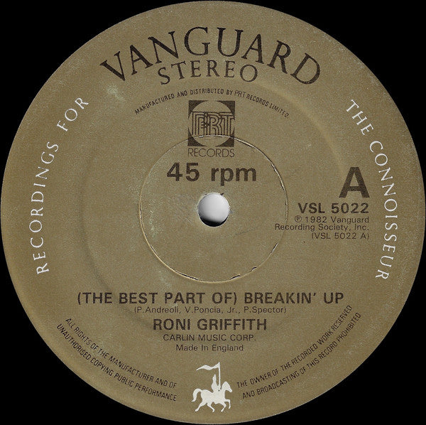 Roni Griffith - (The Best Part Of) Breakin' Up / Love Is The Drug -