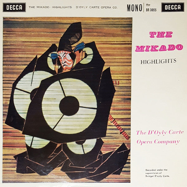 D'Oyly Carte Opera C - Mikado - Highlights - Used Vinyl Record 10"