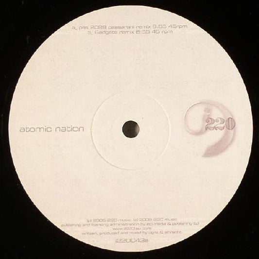 Atomic Nation - (Remixes) - New Vinyl Record 12"