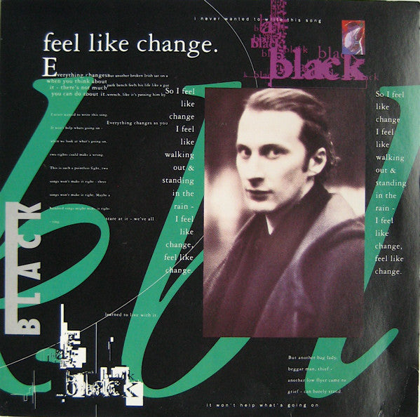 Black - Feel Like Change - Used Vinyl Record 7"
