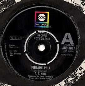 B.B. King - Philadelphia - Used Vinyl Record 7"