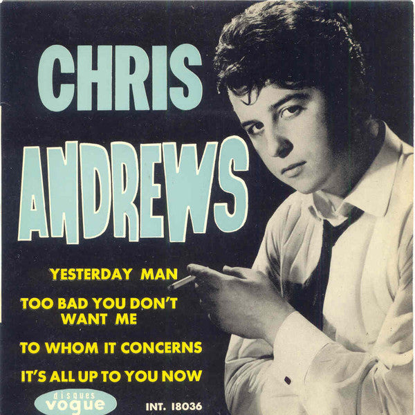 Chris Andrews - Yesterday Man - Used Vinyl Record 7"