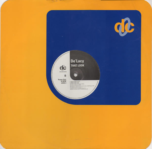 De'Lacy - That Look - Used Vinyl Record 12"