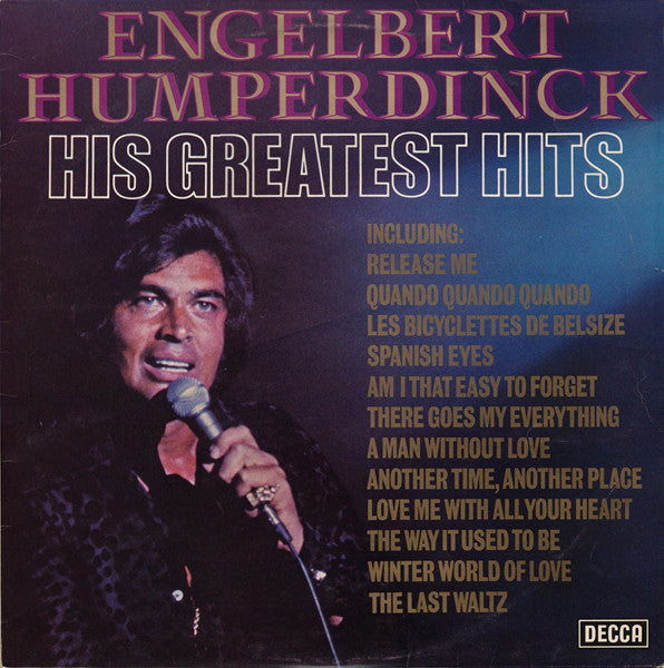 Engelbert Humperdinc - His Greatest Hits - Used Vinyl Record