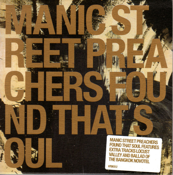 Manic Street Preache - Found That Soul - Used CD