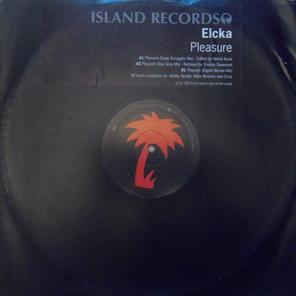 Elcka - Pleasure - Used Vinyl Record 12"