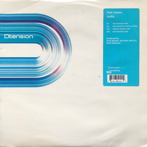 First Choice - Guilty - Used Vinyl Record 12"