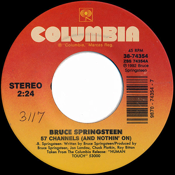 Bruce Springsteen - 57 Channels (And Nothin' On) - Used Vinyl Record