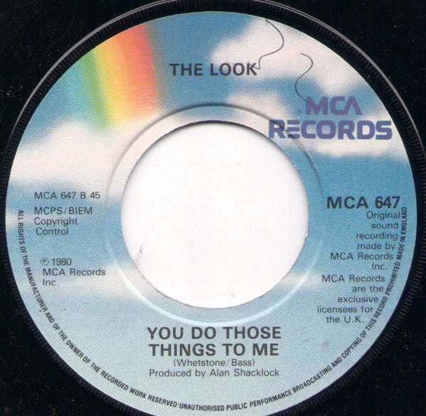 Look - I Am The Beat - Used Vinyl Record 7"