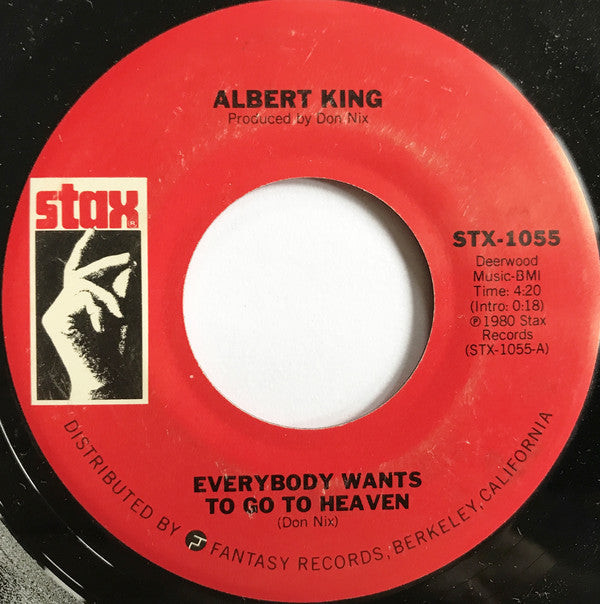 Albert King - Everybody Wants To Go To Heaven - Used Vinyl Record 7"