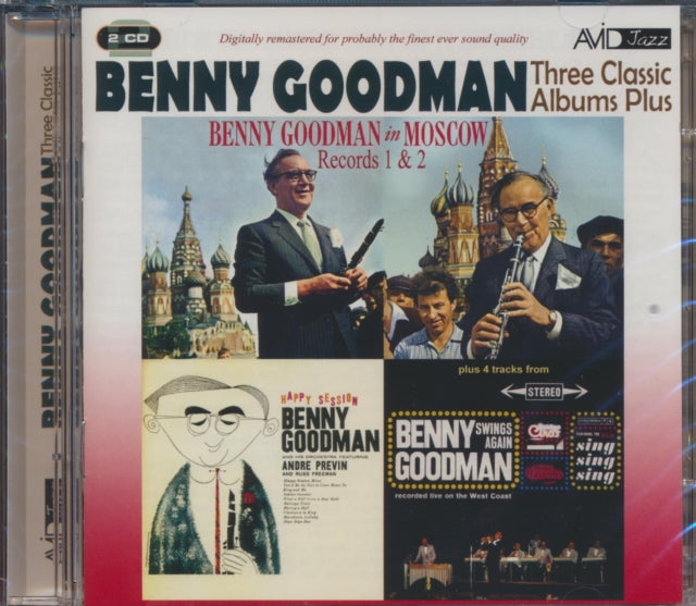 BENNY GOODMAN - Three Classic Albums Plus ( In Moscow Record One /  In