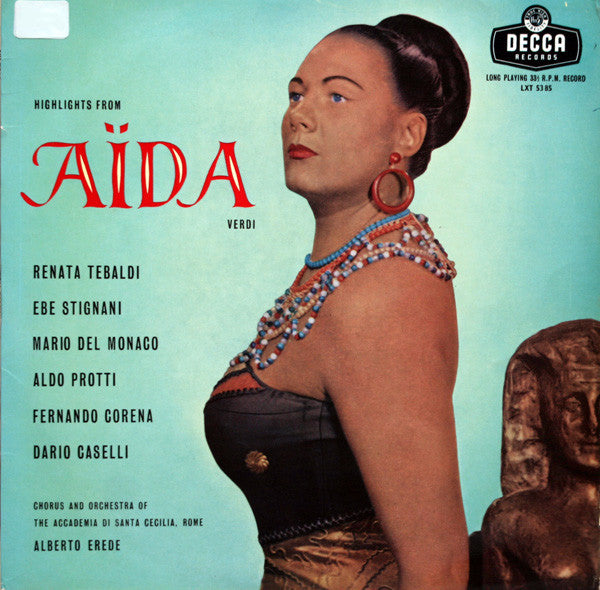 Giuseppe Verdi - Highlights From Aida - Used Vinyl Record