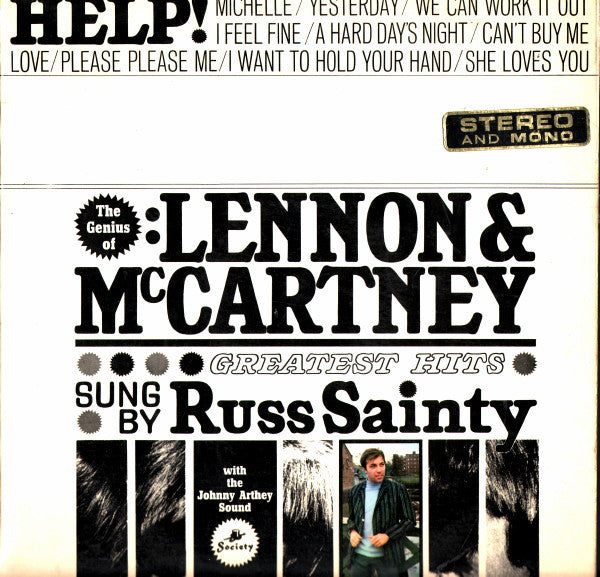 Russ Sainty - Genius Of Lennon & McCartney - Used Vinyl Record