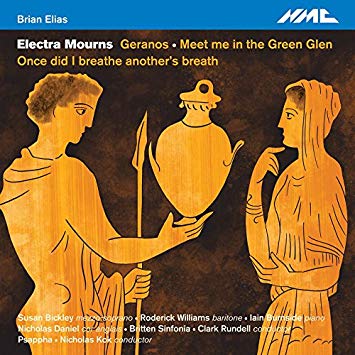 Roderick Williams - Brian Elias: Electra Mourns - CD