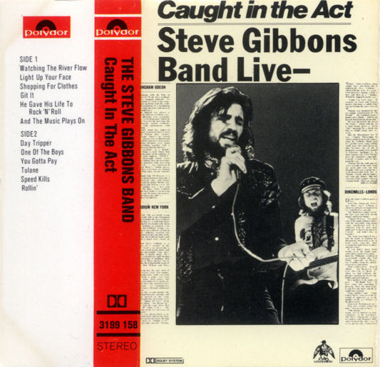 Steve Gibbons Band - Caught In The Act - Used Cassette