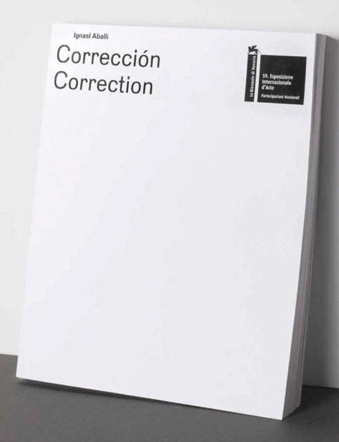 Ignasi Aballi : Correccion / Correction - Paperback