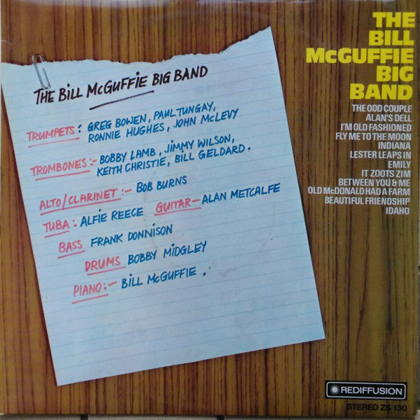 Bill McGuffie - Big Band - Used Vinyl Record