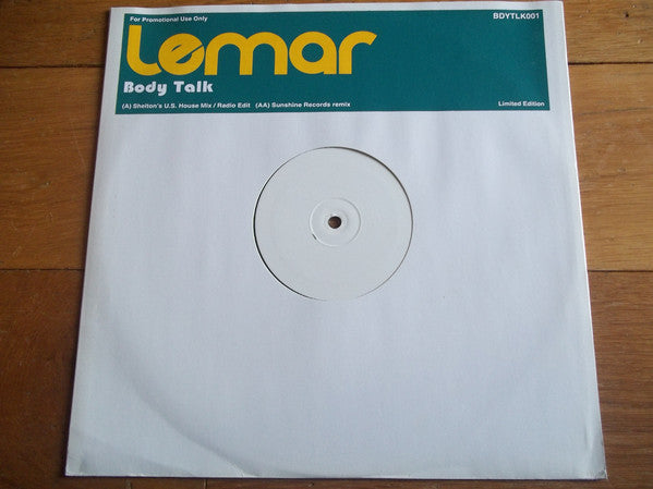 Lemar - Body Talk (House Mixes) - Used Vinyl Record 12"