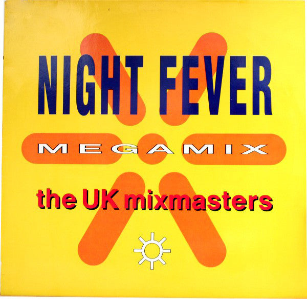 UK Mixmasters - Night Fever Megamix - Used Vinyl Record 7"