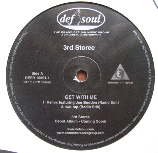 3rd Storee - Get With Me - Used Vinyl Record 12"