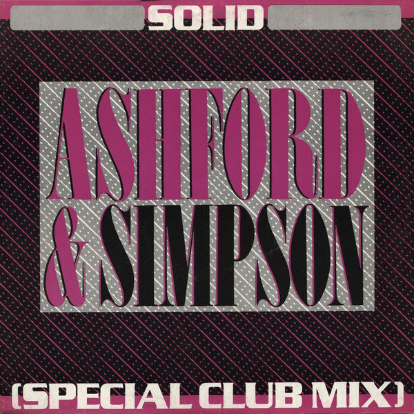 Ashford & Simpson - Solid (Special Club Mix) - Used Vinyl 12"
