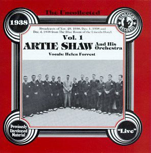 Artie Shaw And His O - Uncollected  Vol. 1, 1938 - Used Vinyl Record