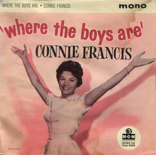 Connie Francis - Where The Boys Are - Used Vinyl Record 7"