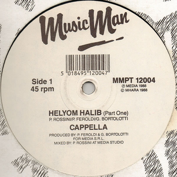 Cappella - Helyom Halib - Used Vinyl Record 12"
