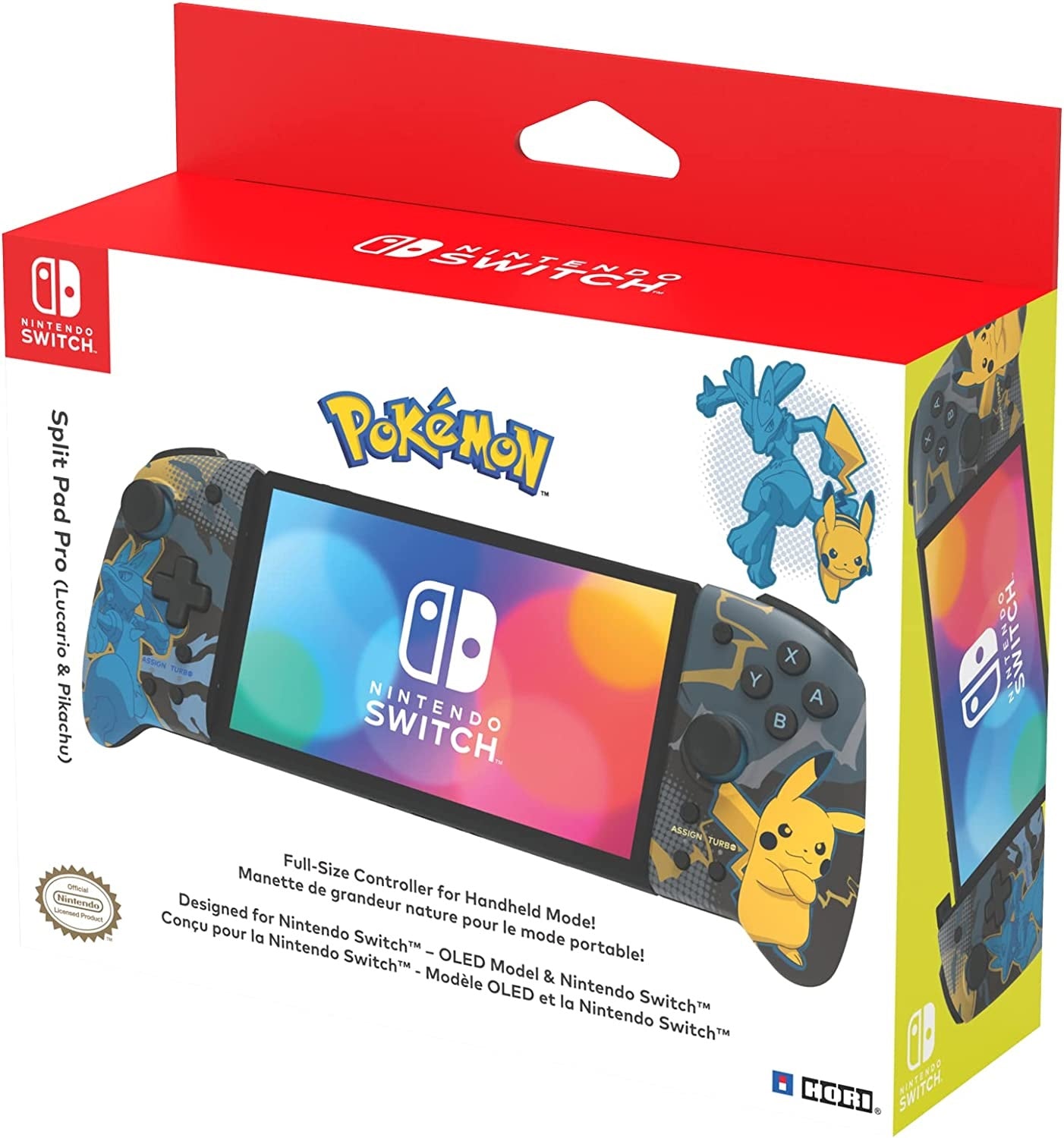 HORI Split Pad Pro L - HORI Split Pad Pro (Lucario & Pikachu) /Switch