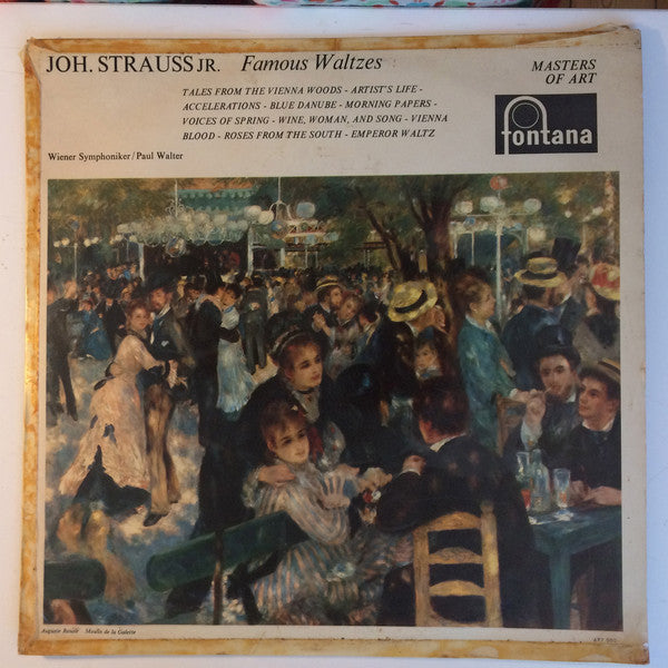 Johann Strauss Jr. - Famous Waltzes - Used Vinyl Record